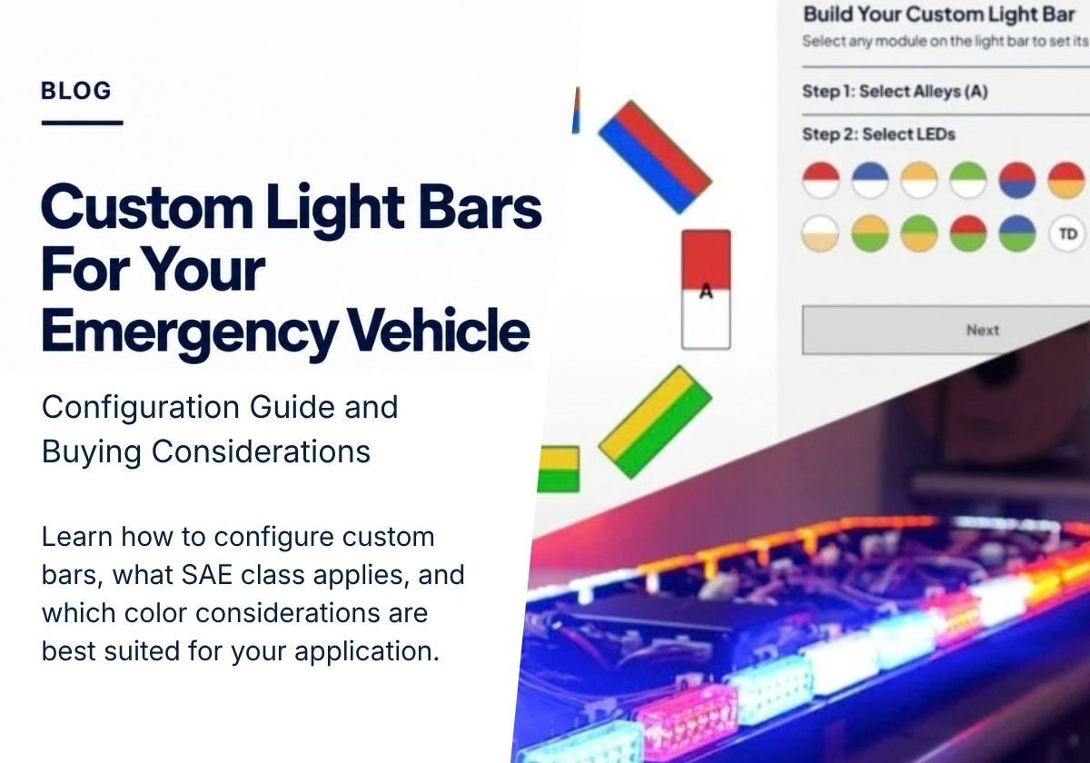 Custom Light Bars for Your Emergency Vehicle