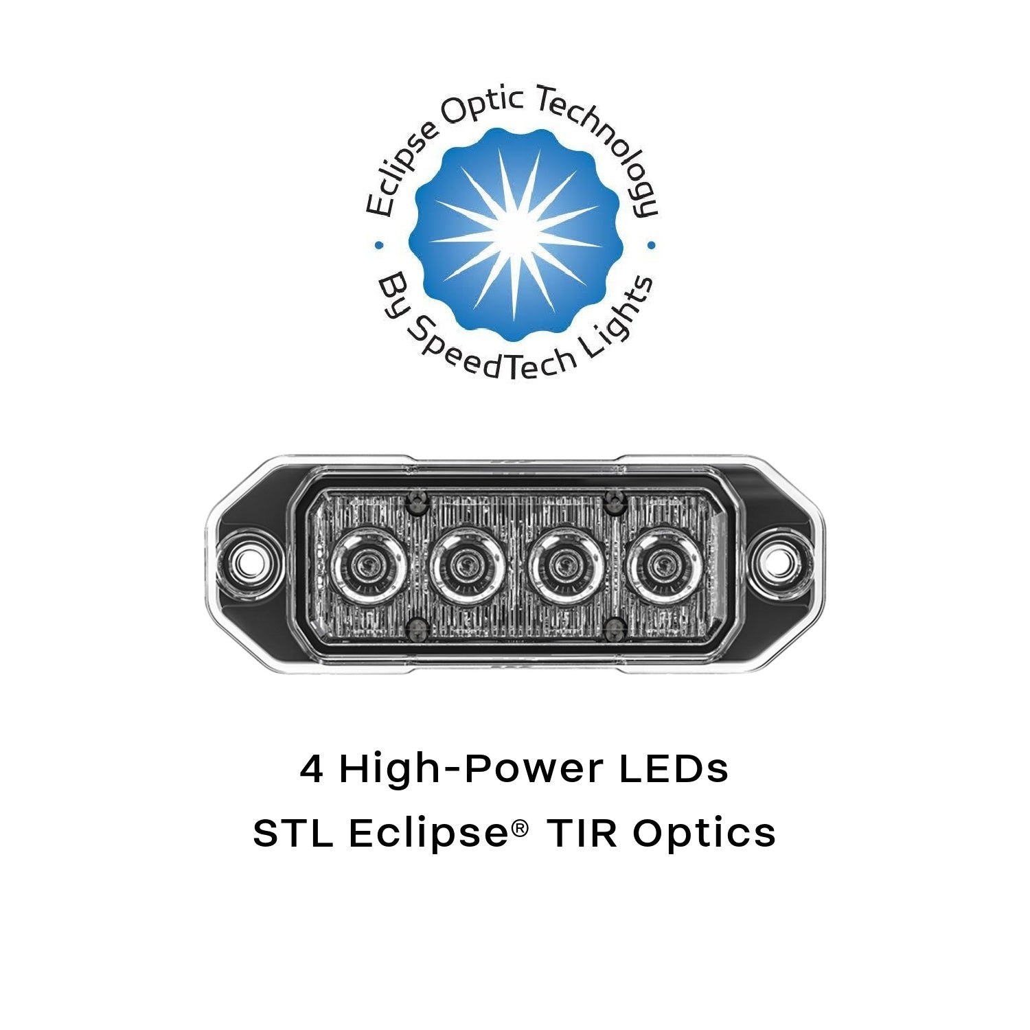 Z-4 TIR LED Surface Mount Warning Light Head - G-TZT4 | STL