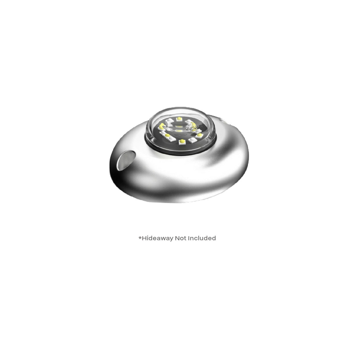 Flare Series Silver Flush Mount Flange