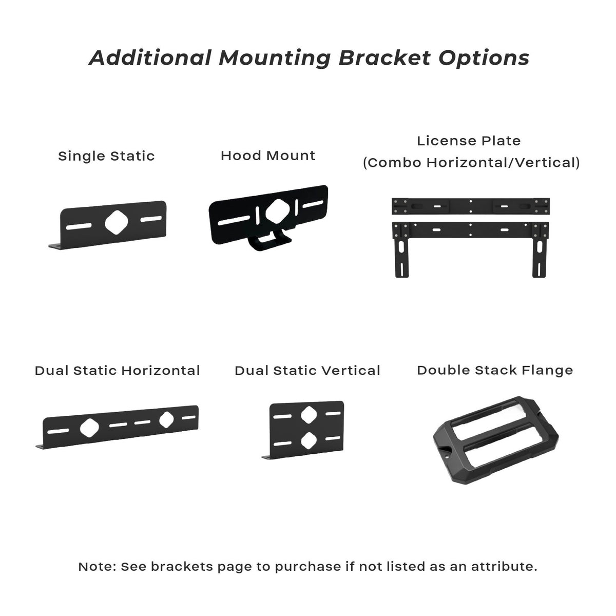 Brake Light Z-6 TIR LED Surface Mount Warning Light Head Brackets