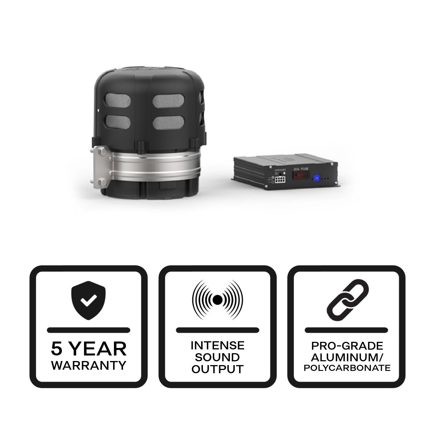 【SIREN】モバイルバッテリー【SIRENNT】 Vibe Low Frequency Emergency Vehicle Siren - S-VLF | STL