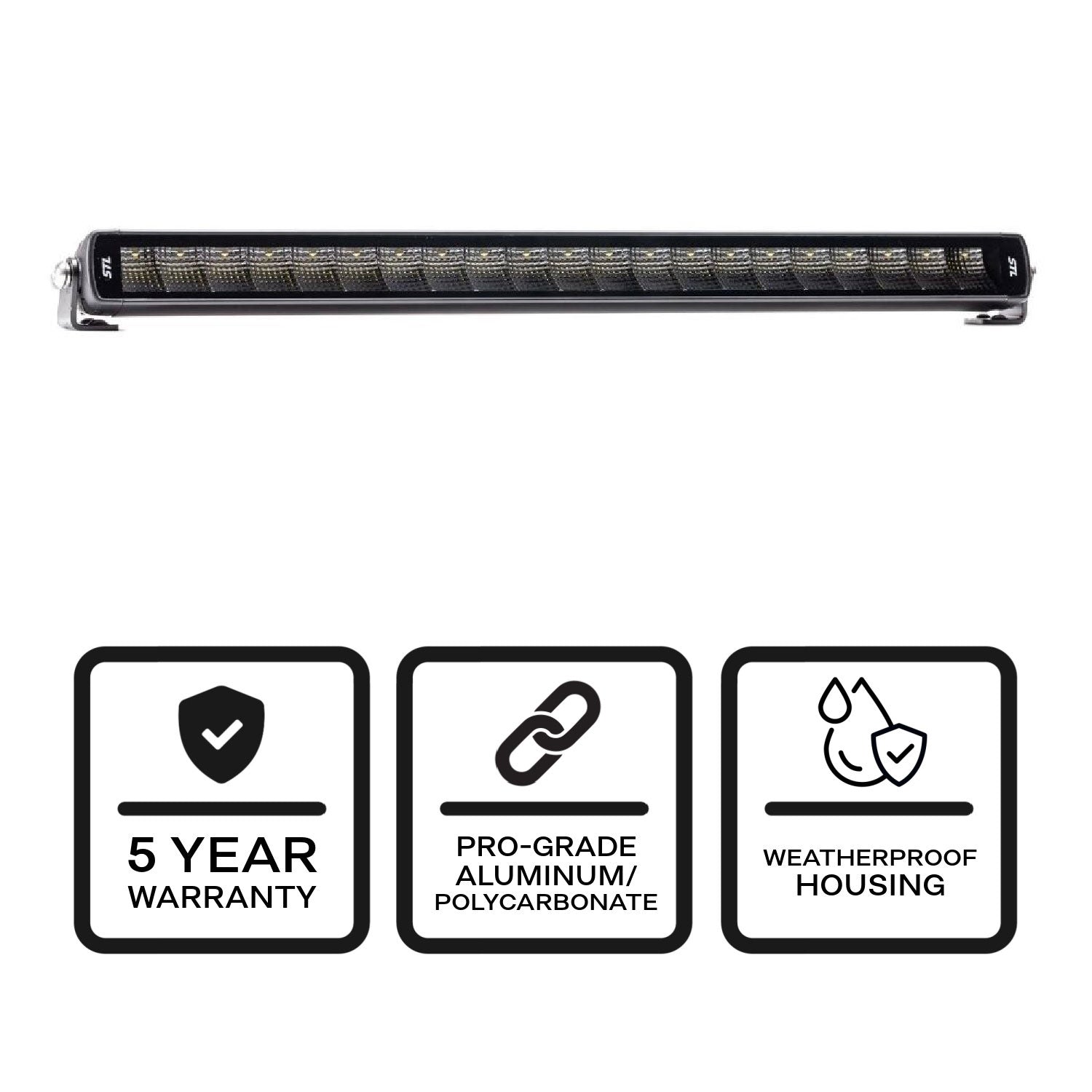 Carbine 20 Inch Floodlight Off Road LED Light Bar Angle