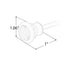 Flare-X LED Steady Burn Hideaway Surface Mount Light Dimensions