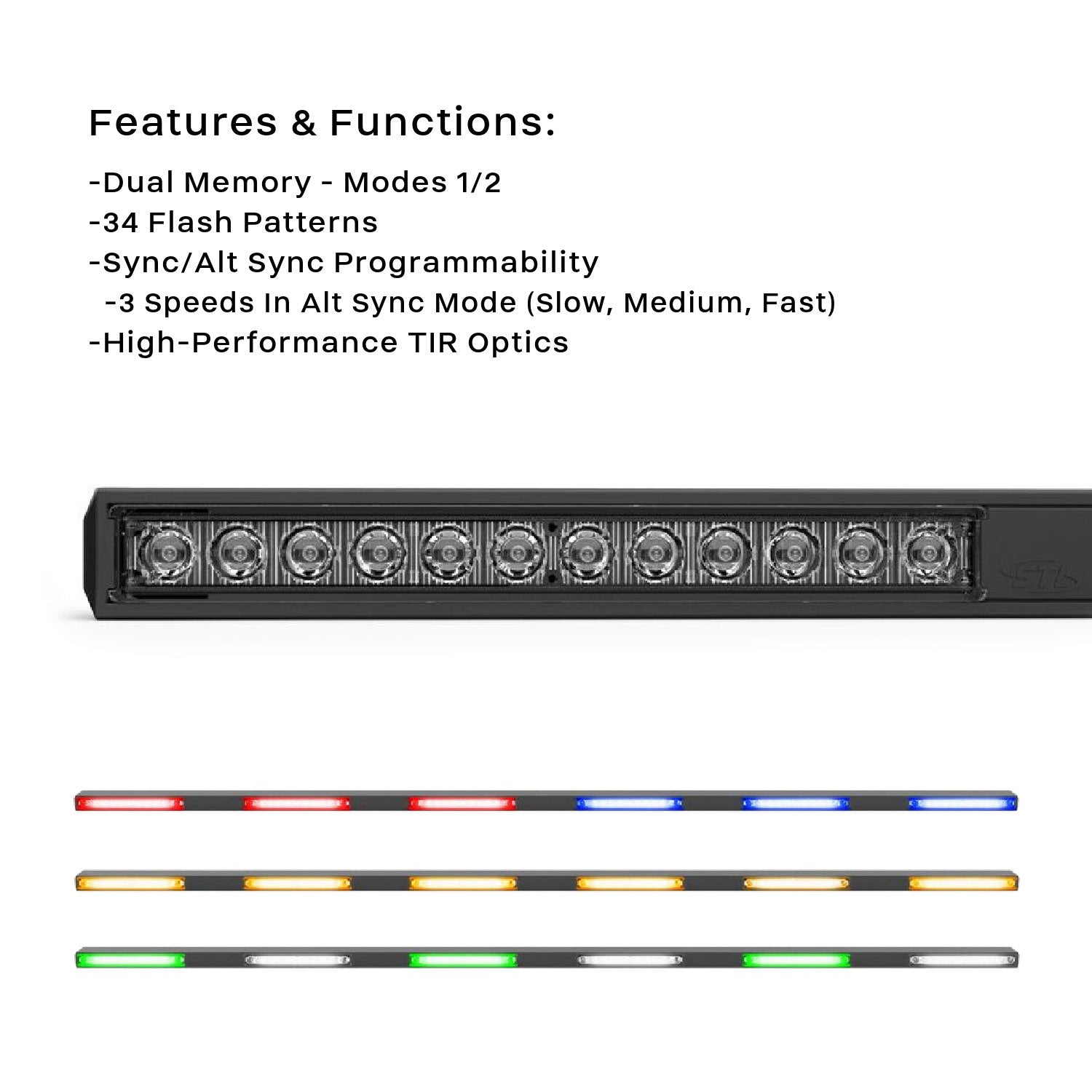 Ceptor Elite TIR Running Board LED Light Stick B-CTE6 | STL