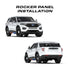 Feniex Quantum 2.0 Running Board Rocker Panel Light Stick Installed