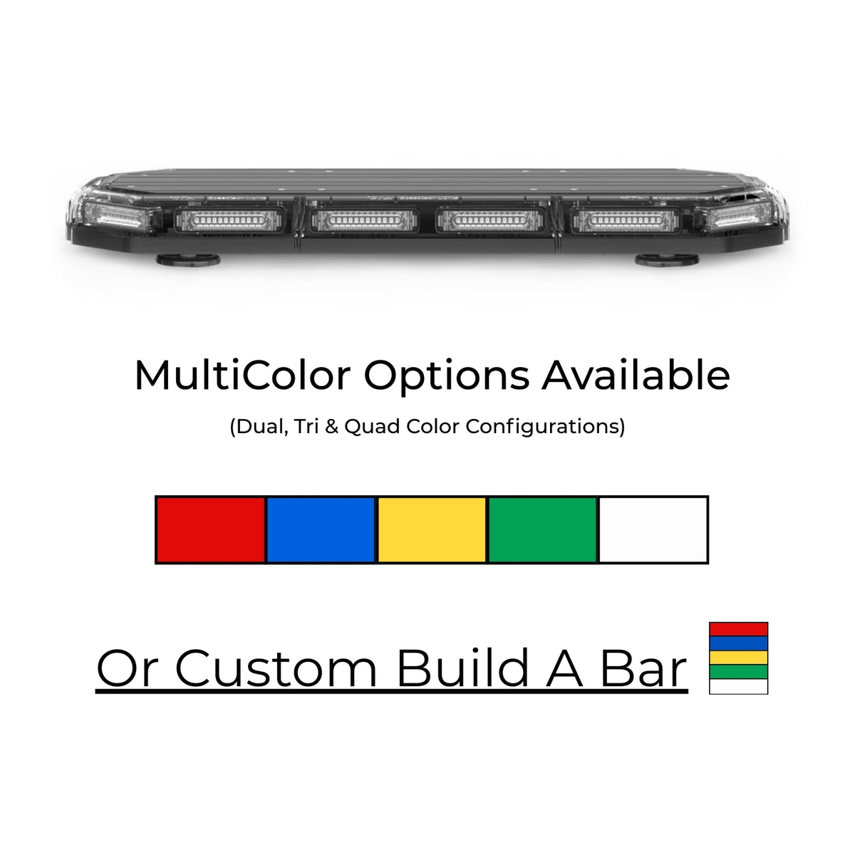 MultiColor K-Force® Elite 27 Linear LED Mini Light Bar (Dual Memory)