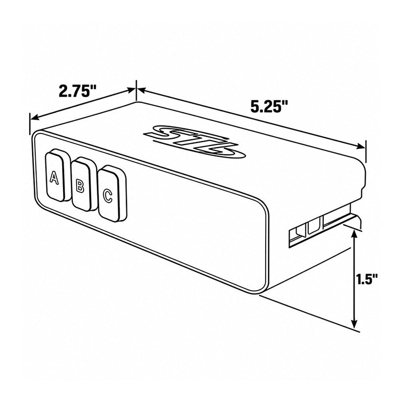 3 Switch Control Box Back Angle