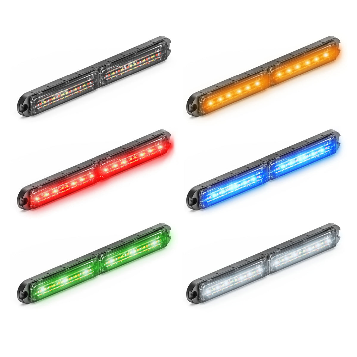 Feniex Q Series Dual Horizontal Wide Flat LED Surface Mount Grille Light Co