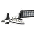 Dual Carbine Warning 14 Inch Off Road LED Light Bar Brackets