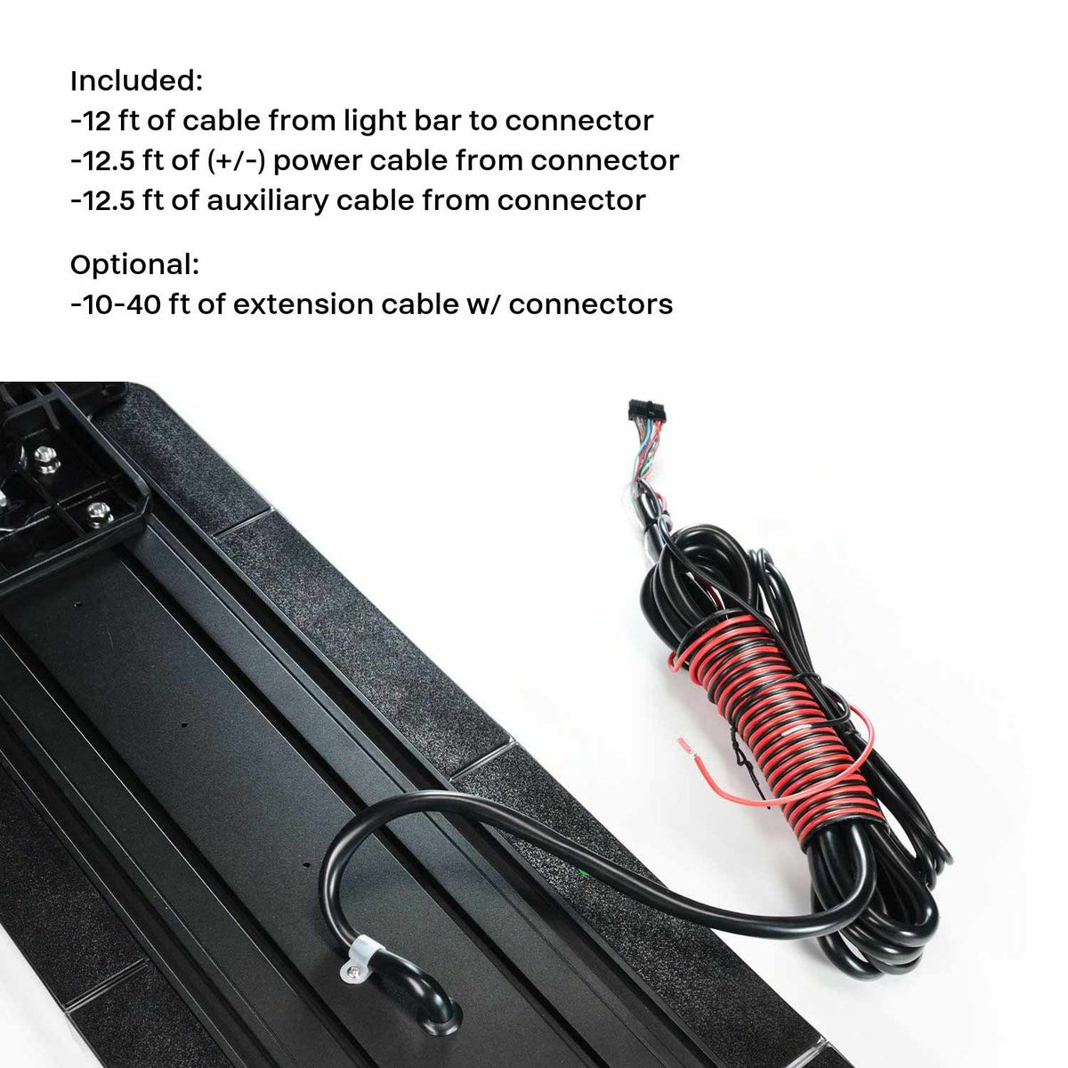 K-Force 71 TIR Full Size LED Light Bar Cables