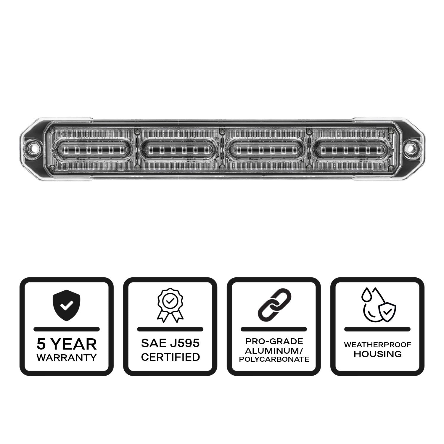 Z-24 MC Linear LED Surface Mount Warning Light Head | STL
