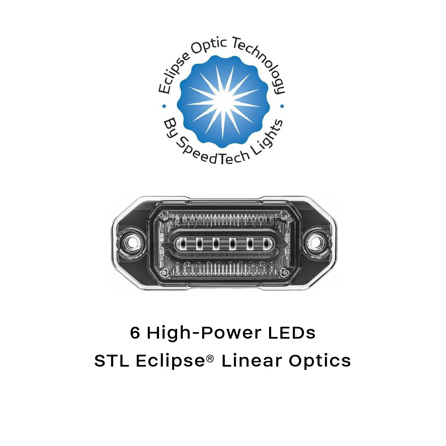 Z-6 MC Linear LED Surface Mount Warning Light Head | STL