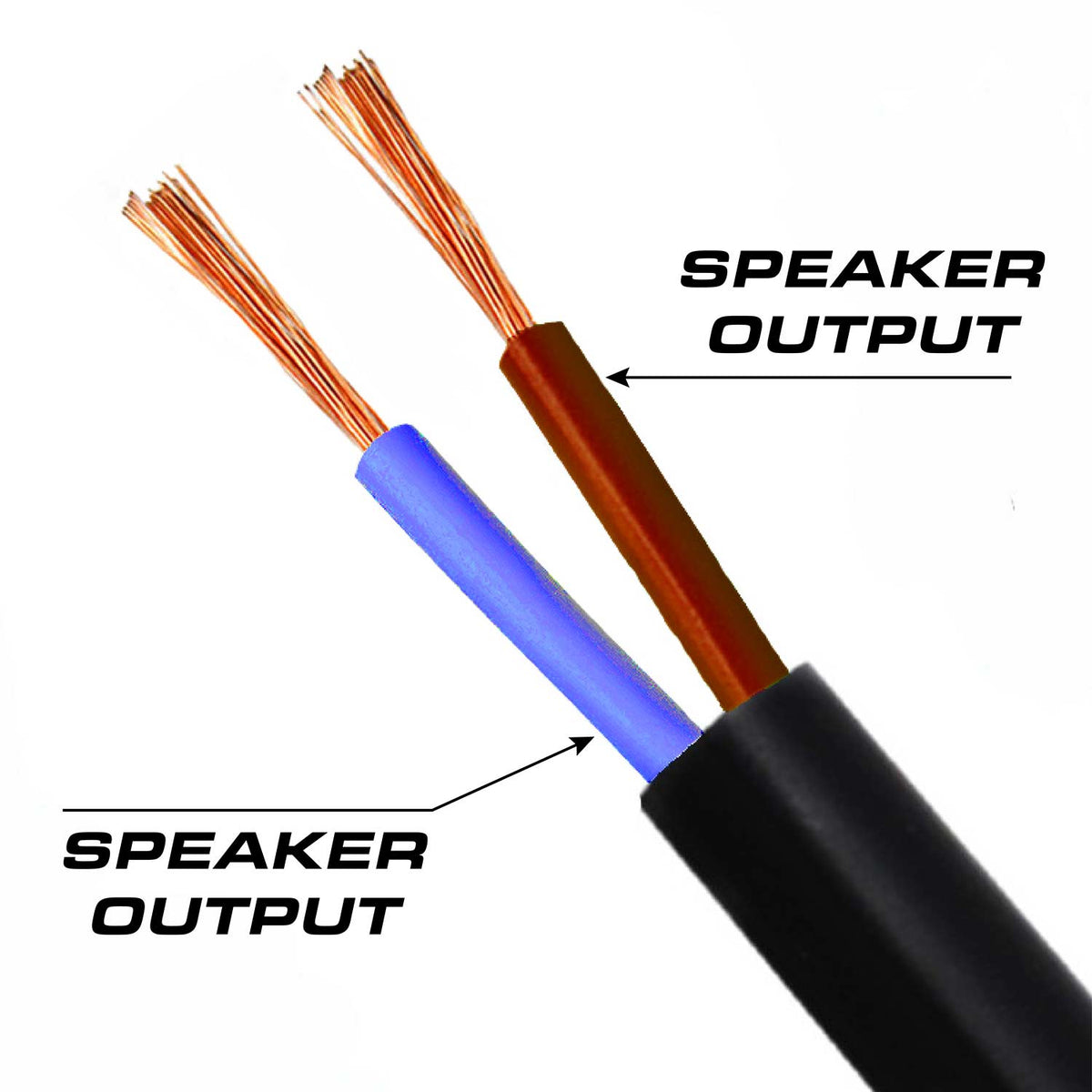 Feniex Triton 100-Watt Speaker Cables