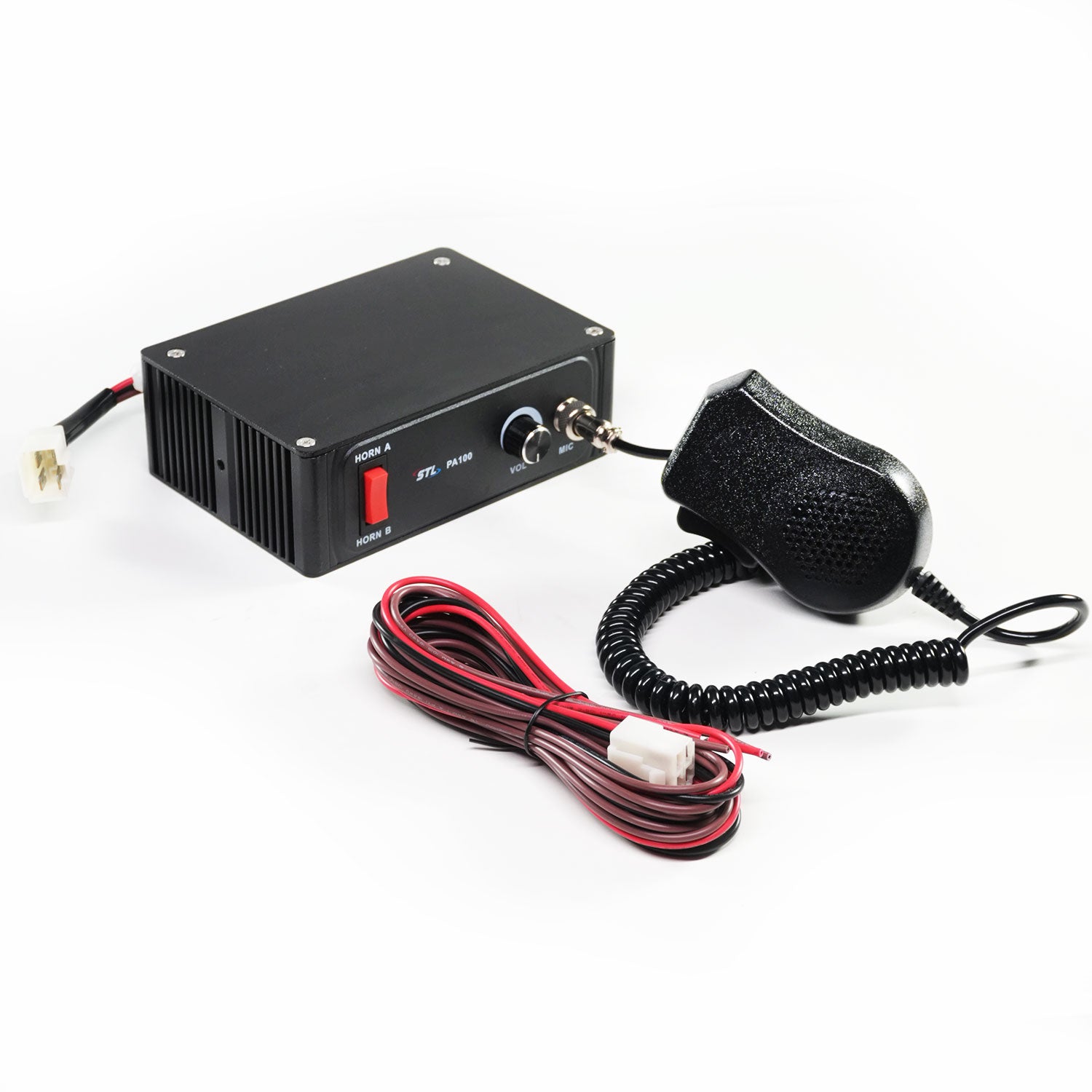 100 Watt Public Address - Air Horn PA System Cables