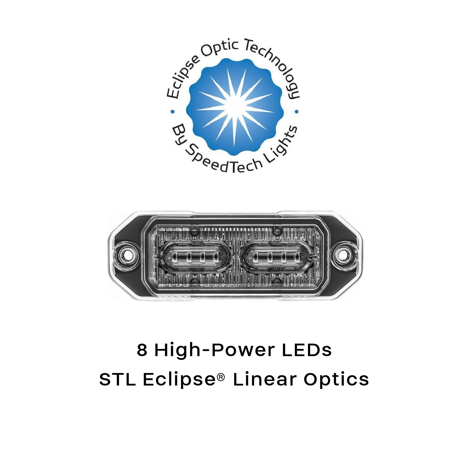 Z-8 MC Linear LED Surface Mount Warning Light Head | STL
