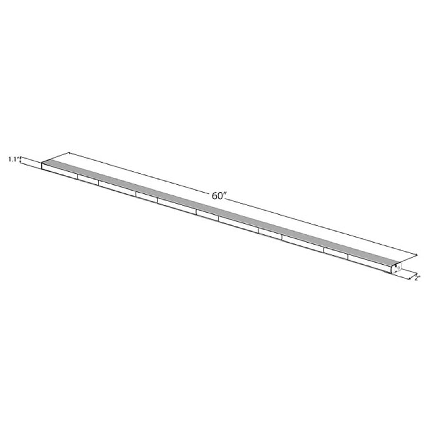 Ceptor-X TIR 60" LED Running Board Light Stick Dimensions