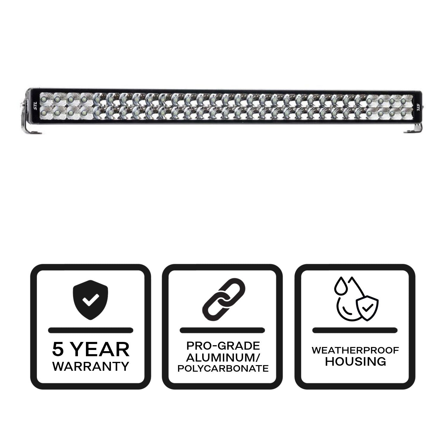 Dual Carbine Hybrid Off Road 30 Inch LED Light Bar Angle