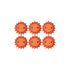 6 Pack 16 LED Rechargeable Red Disc Roadside Flare units