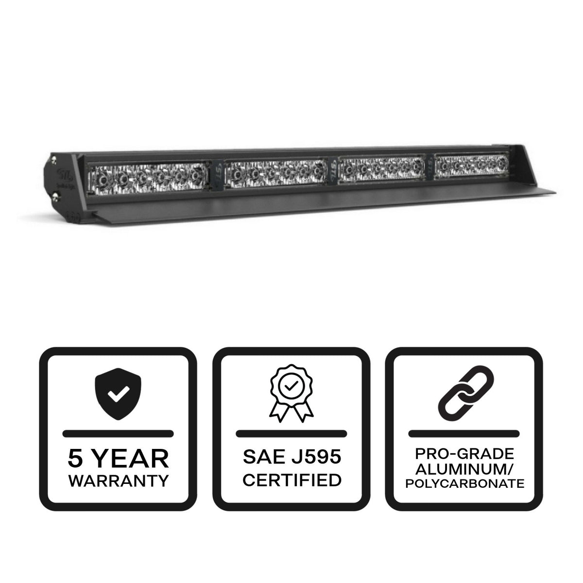 Striker-4 TIR Interior LED Dash Light 4 Head Back