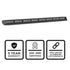 MultiColor Virtue-8 Linear 8 Head LED Traffic Advisor Light Bar Back