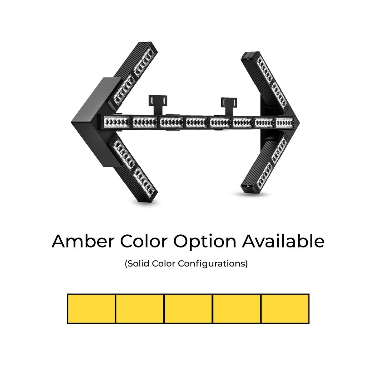 Dart TIR Exterior LED Traffic Advisor Arrow Lightbar Angle