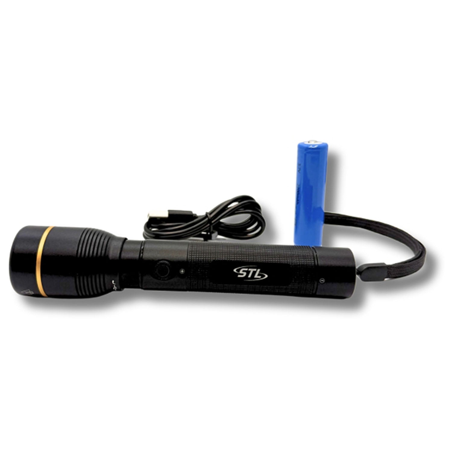 Focal-Beam Rechargeable LED Flashlight | J-FB1000