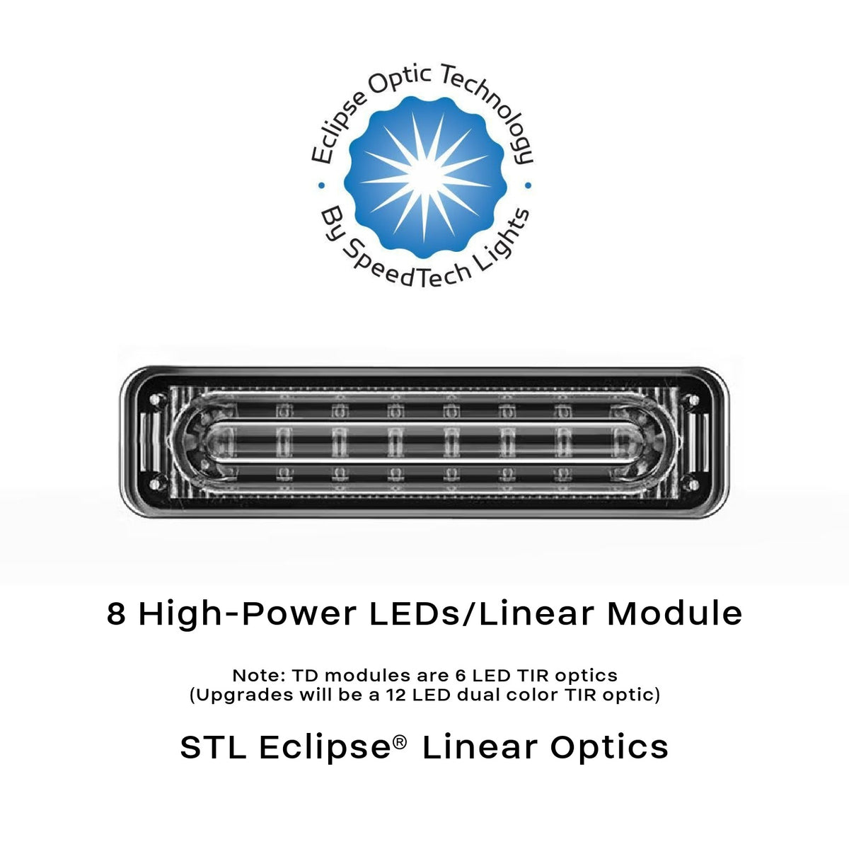 Split Raptor Linear LED Lightbar Windshield Modiule