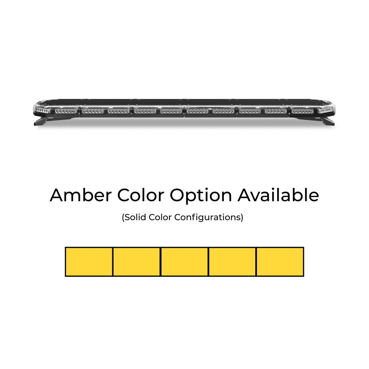 K-Force 55 TIR Wrecker LED Tow Light Bar Colors