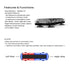 MultiColor K-Force Micro 21 Linear LED Mini Light Bar Features