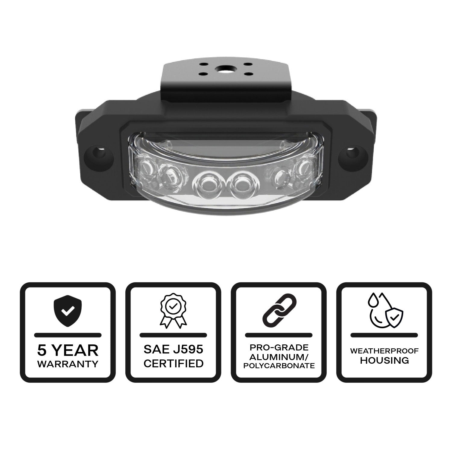 ZX-180 TIR LED Surface Mount Under Mirror Warning Light App Photos