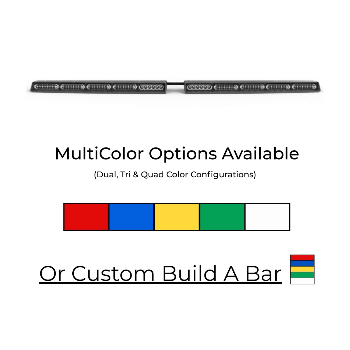 Split Raptor Linear LED Lightbar Windshield App photos