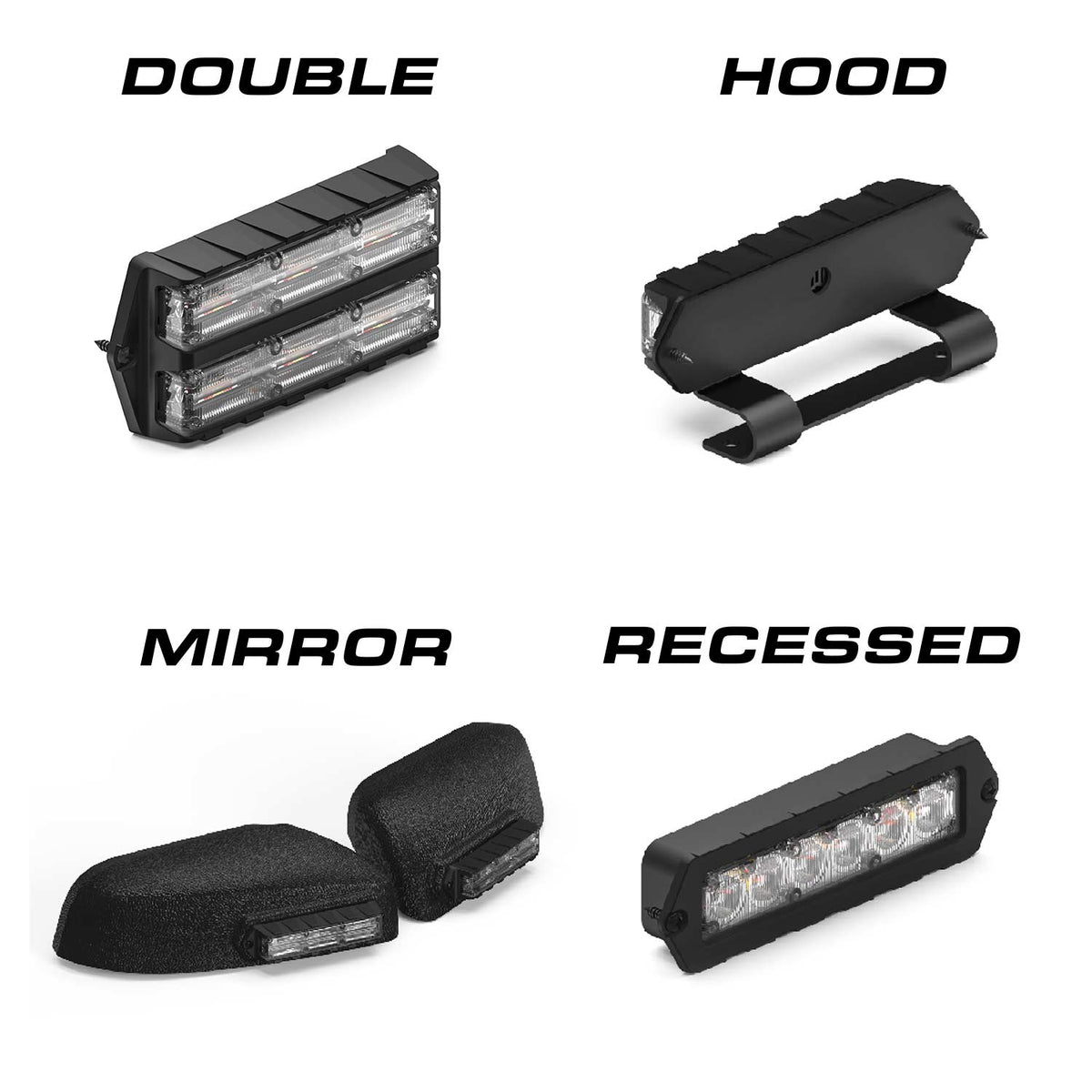 Feniex Q Series Thick LED Surface Mount Grille Light Mounting