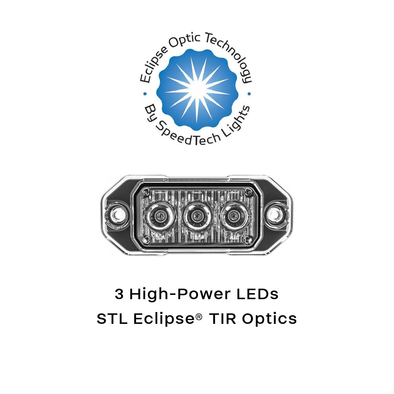 Z-3 TIR LED Surface Mount Warning Light Head - G-TZT3 | STL