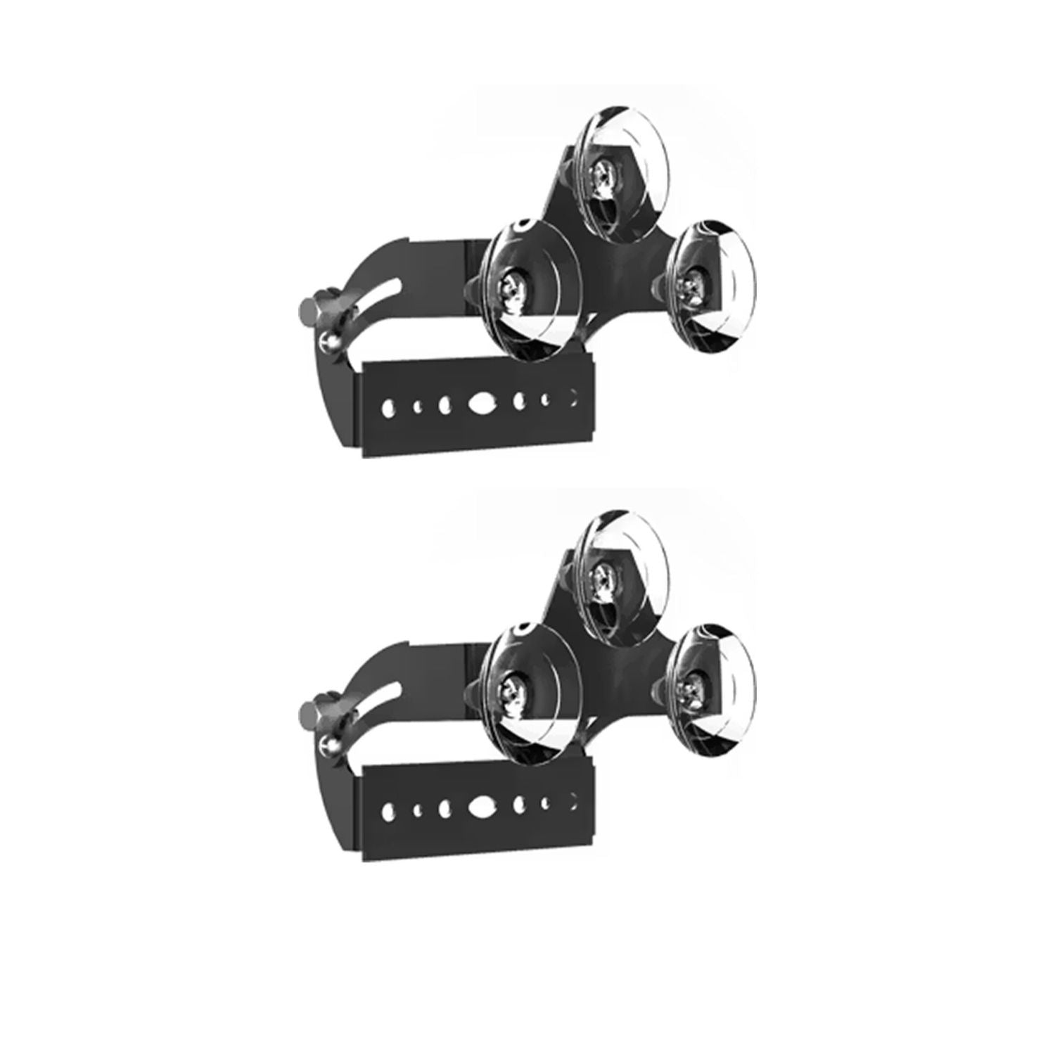 90° Suction Cup Brackets (2 Pack Kit)