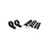 Off Road Light Bar Pole Mount Brackets Pair Work Lights