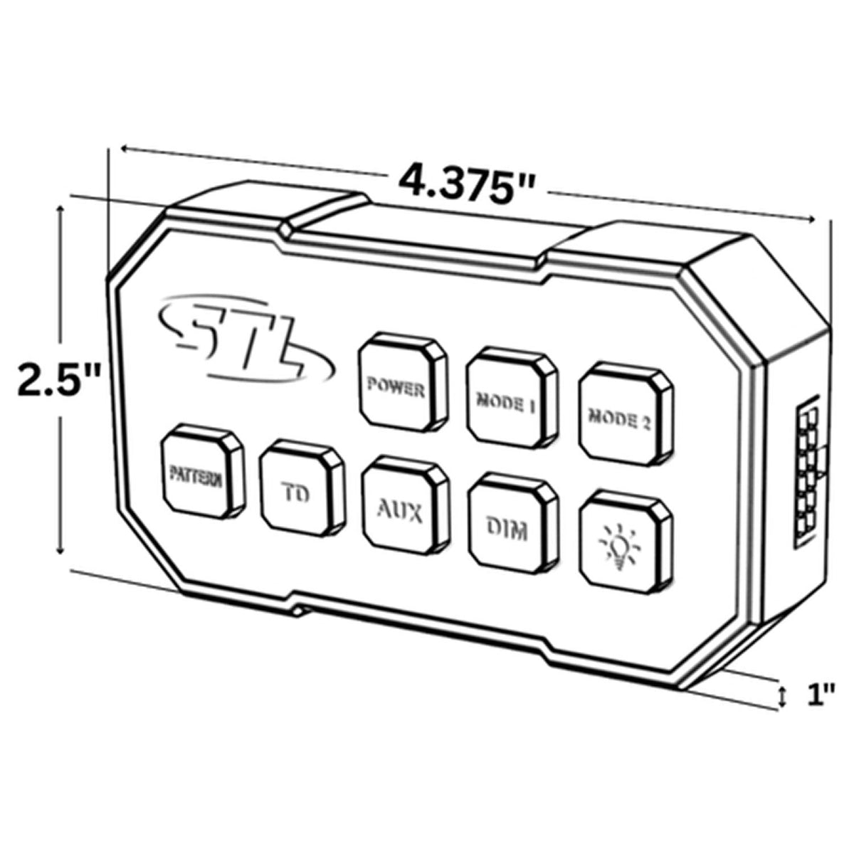 Grand Control Switch Box Bracket Attached