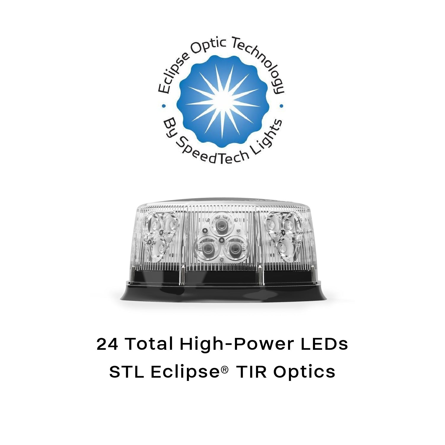 Octo 360 Degree Magnetic Mount LED Beacon Warning Light LED Module