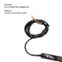Dual-Row 60" LED Truck Tailgate Warning Light Bar w/ Reverse STD Cables