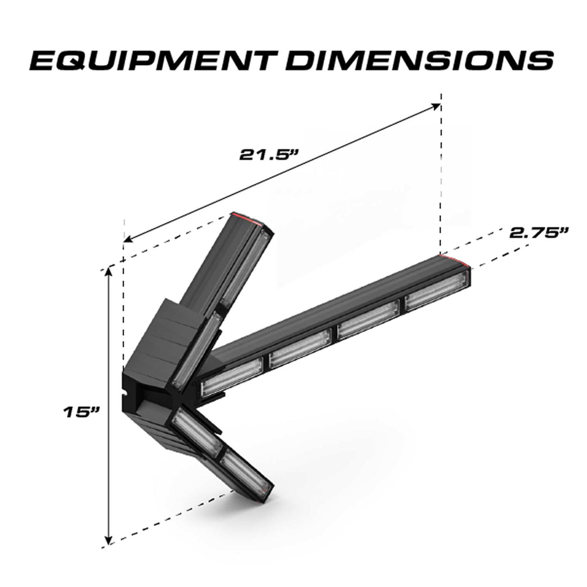 Feniex Quantum 2.0 Split Arrow Board Dimensions