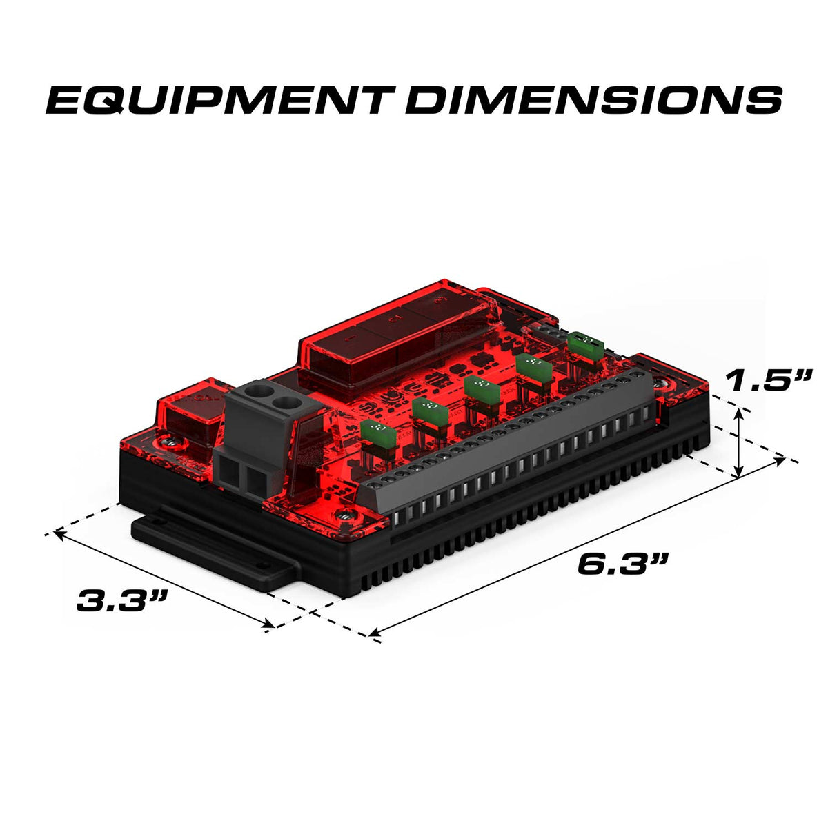 Feniex 4200 DL Controller Relay Dimensions