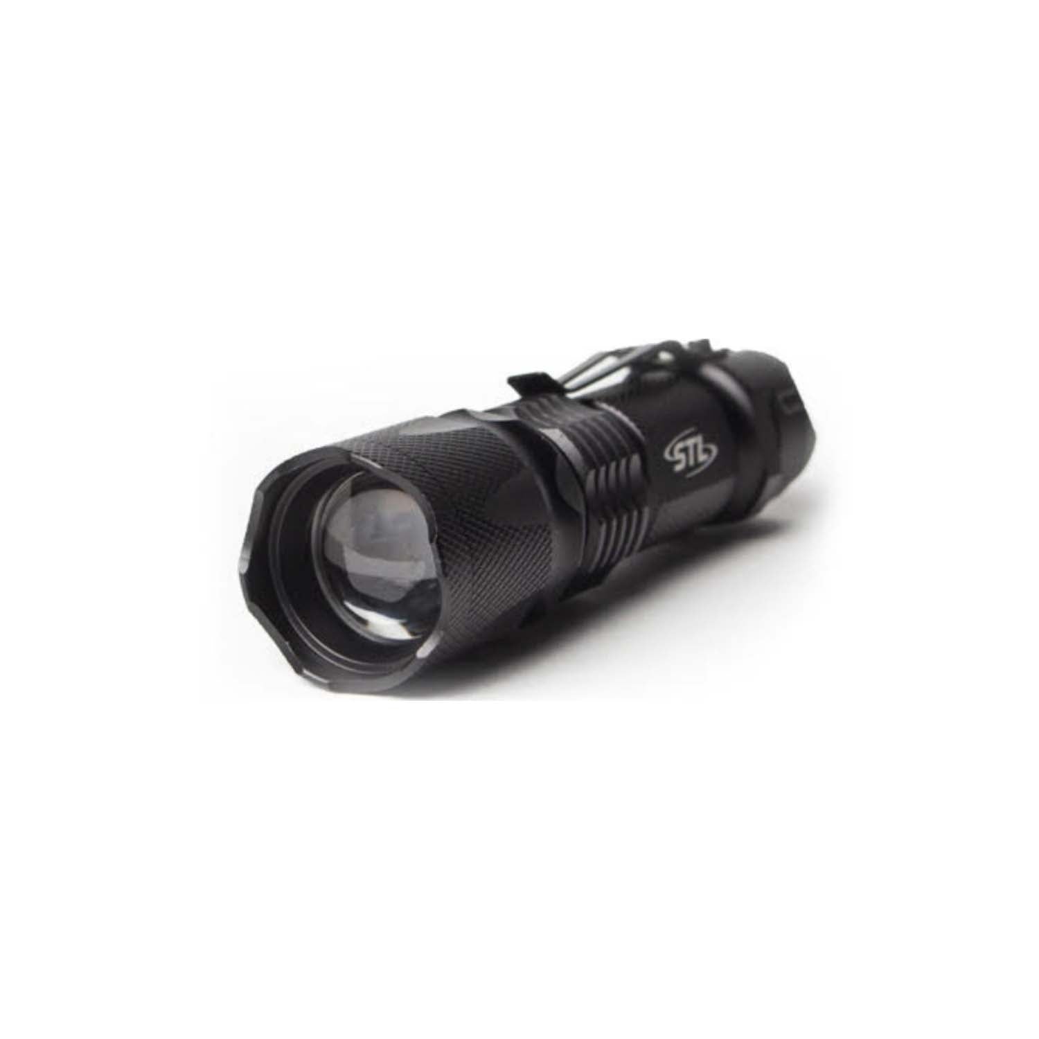 Retractable Focus-Beam LED Flashlight
