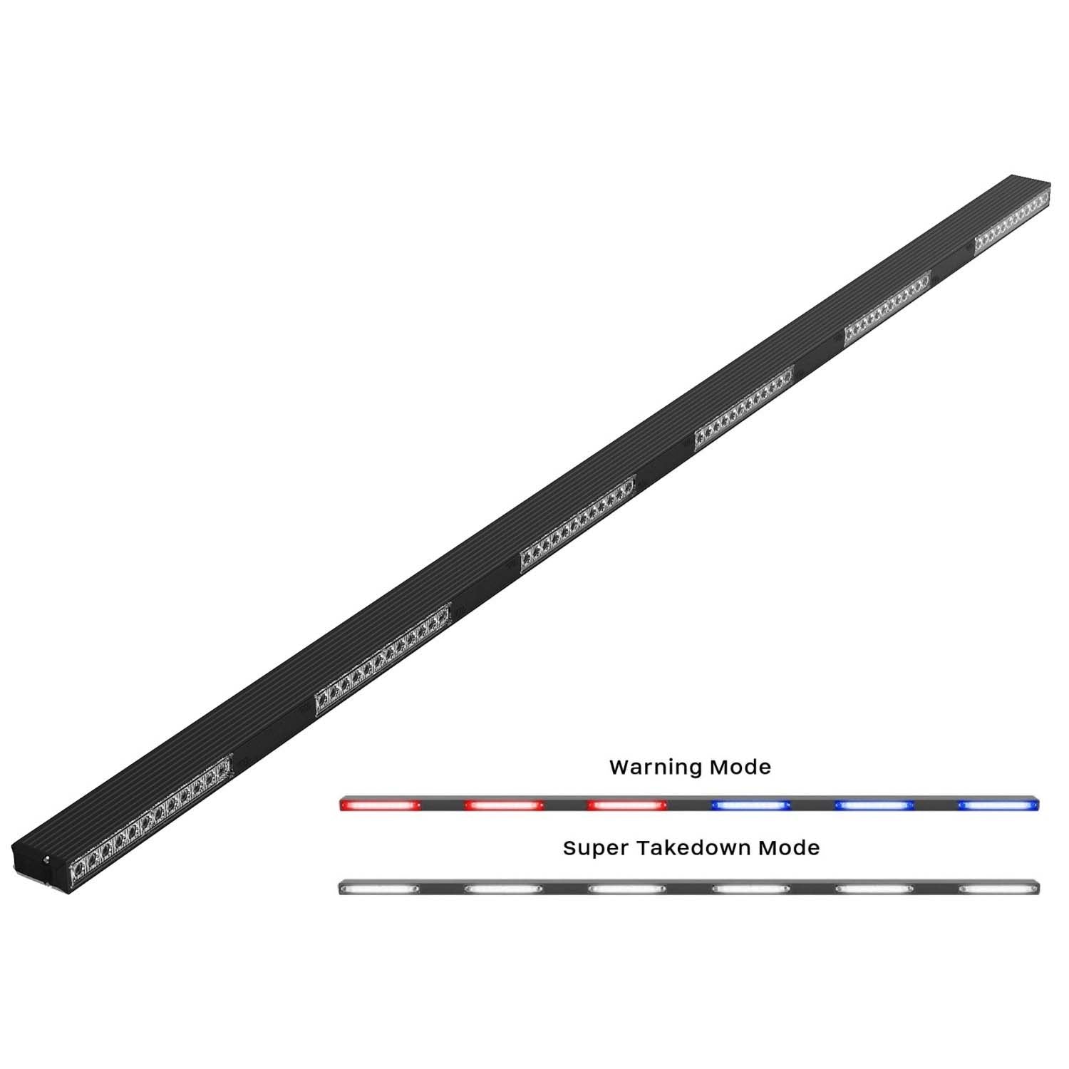 Super Take Down Ceptor TIR 60" LED Running Board Light Stick
