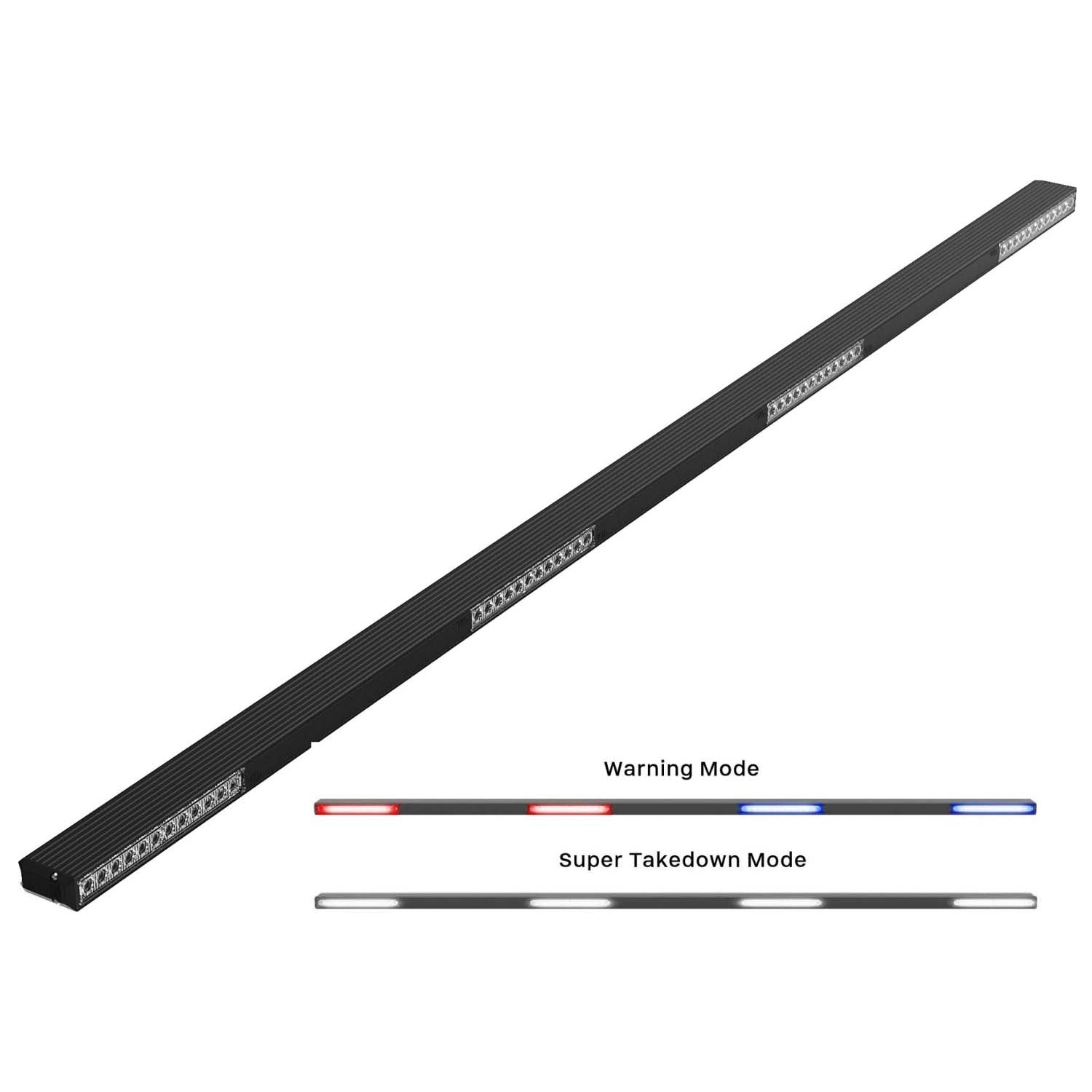 Super Take Down Ceptor-X TIR 60" LED Running Board Light Stick