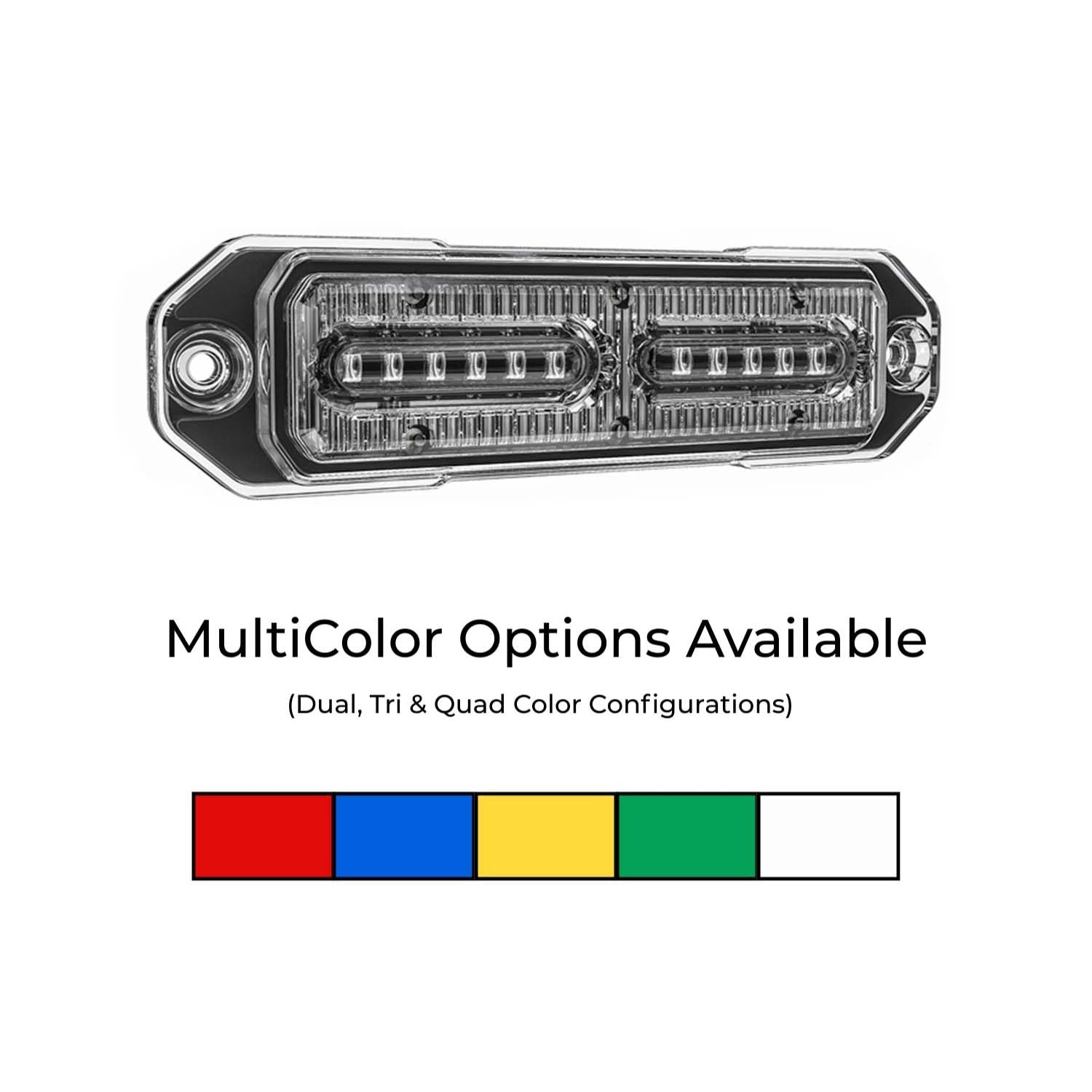 Z-12 MC Linear LED Surface Mount Warning Light Head | STL