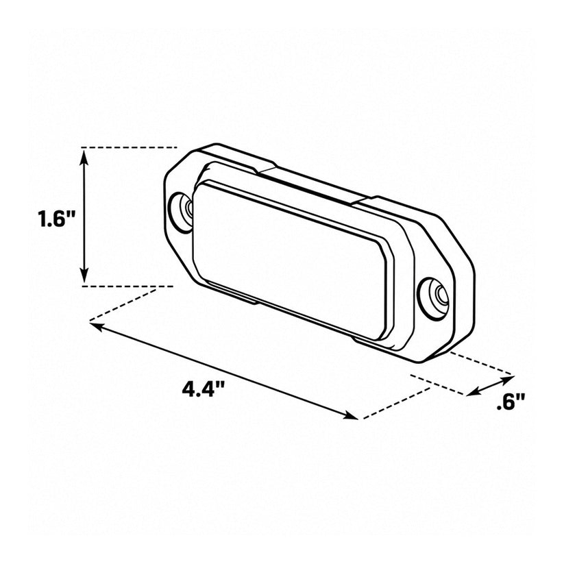 Z-8 MC Linear LED Surface Mount Warning Light Head | STL