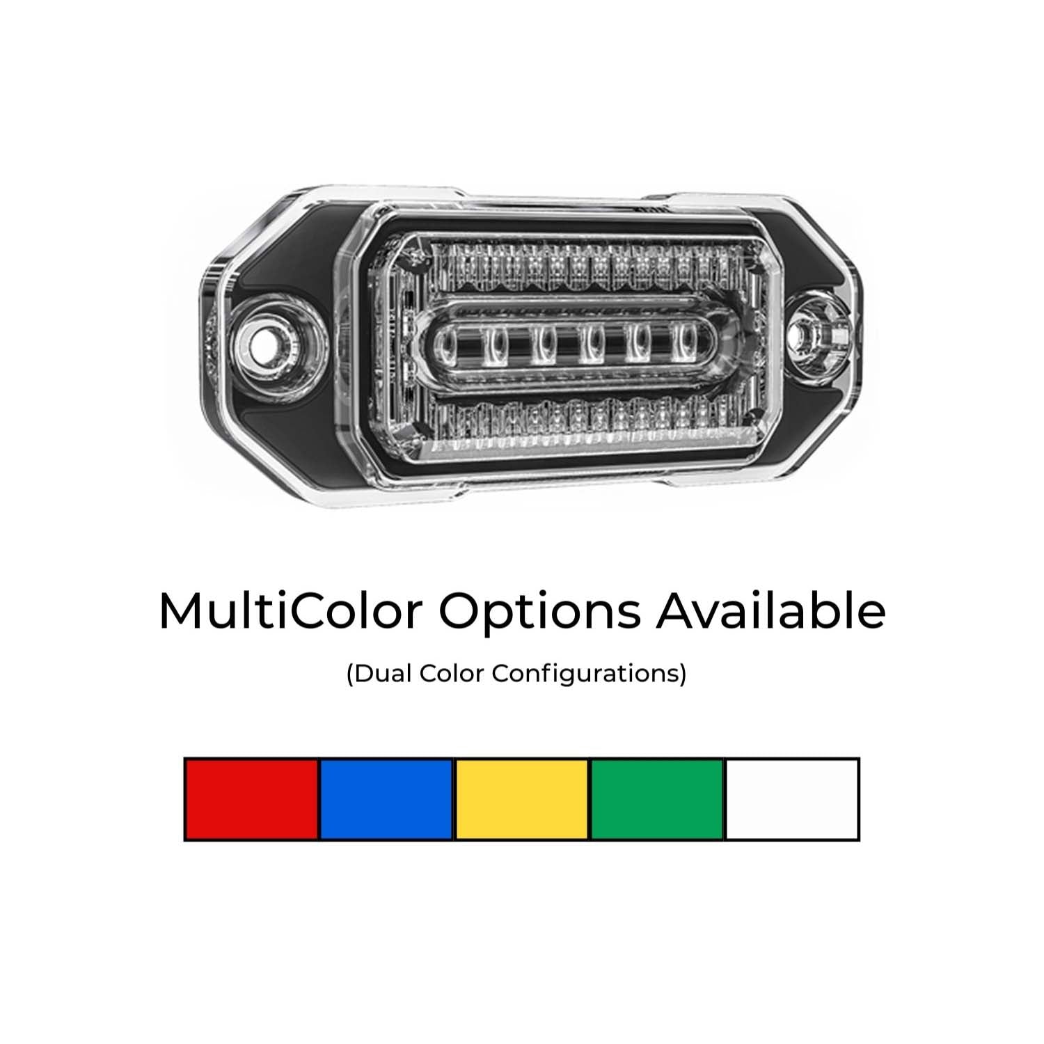 Z-6 MC Linear LED Surface Mount Warning Light Head | STL