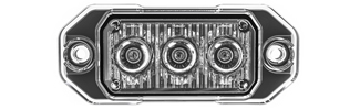 Z-3 TIR LED Surface Mount Warning Light Head